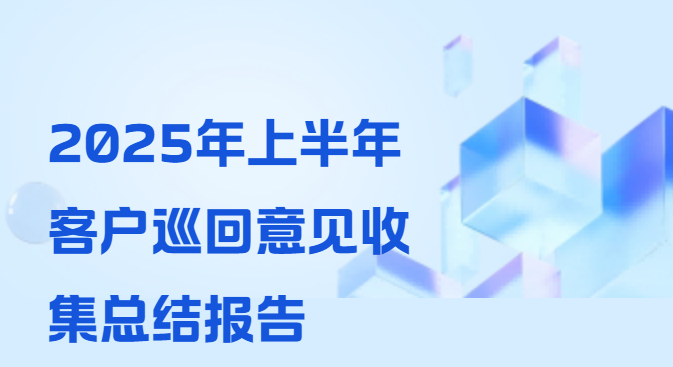 關于2025年上半年系統巡回意見收集的總結報告